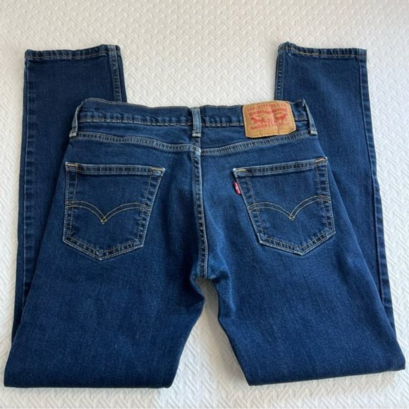 MEN'S 511 Levi's Jeans - Size 30x30 - Dark Blue - Zipper Fly - Stretch - Picture 5 of 12